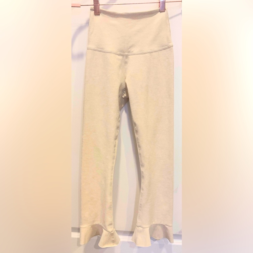 Beyond Yoga Cream Flared Leggings